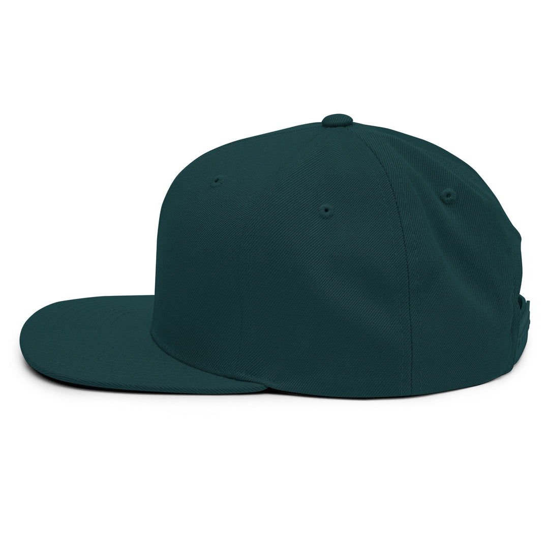 Pawn to King Crown Snapback — One Family (Deep Teal) — One Family merch, gold crowned pawn emblem embroidered, spruce and gold