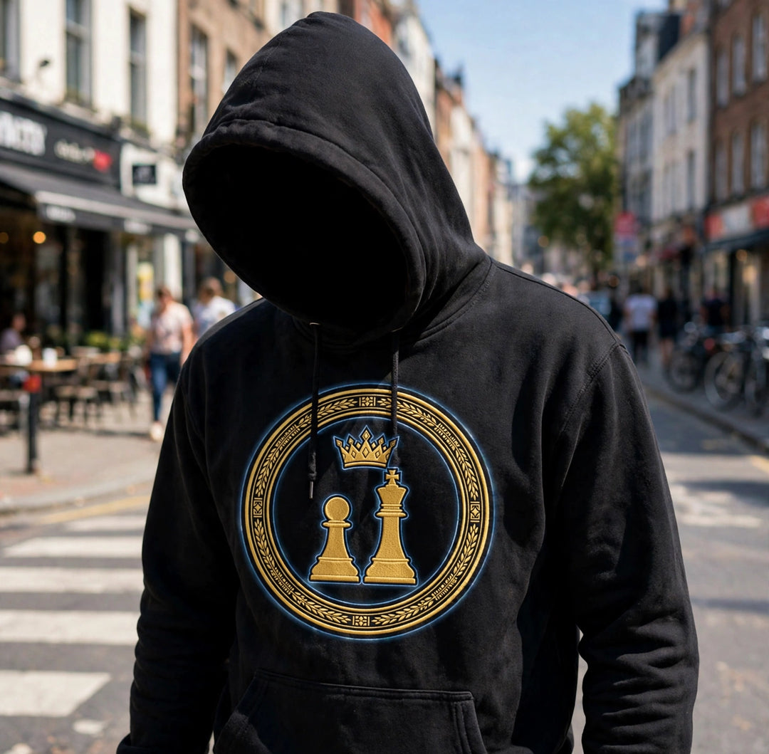 One Family Duo Seal Hoodie Black — realistic lifestyle photo