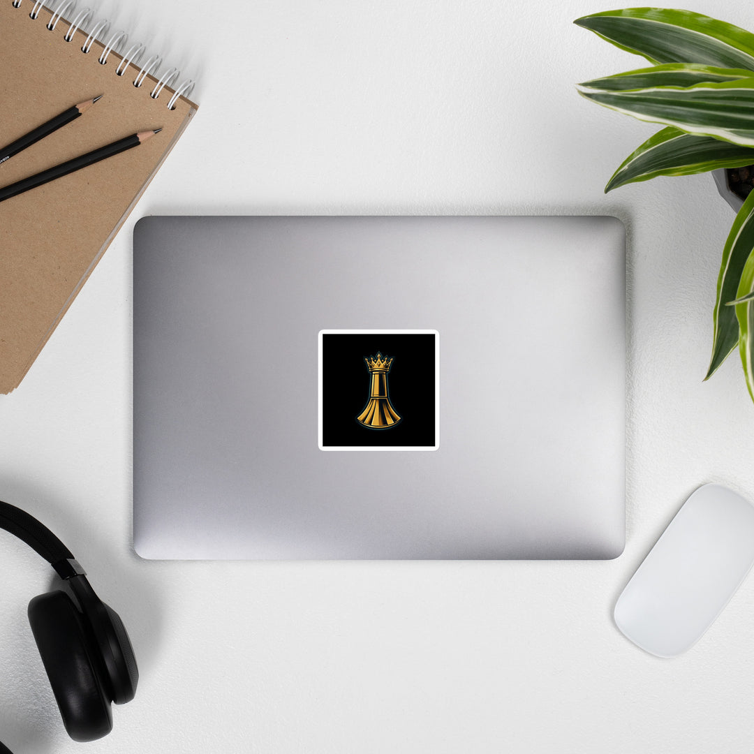 One Family Sticker Pack — One Family merch, crowned mic emblem, black and gold