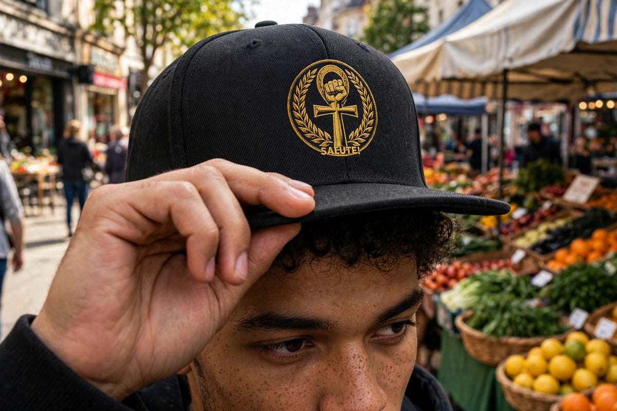One Family Snapback — realistic lifestyle photo