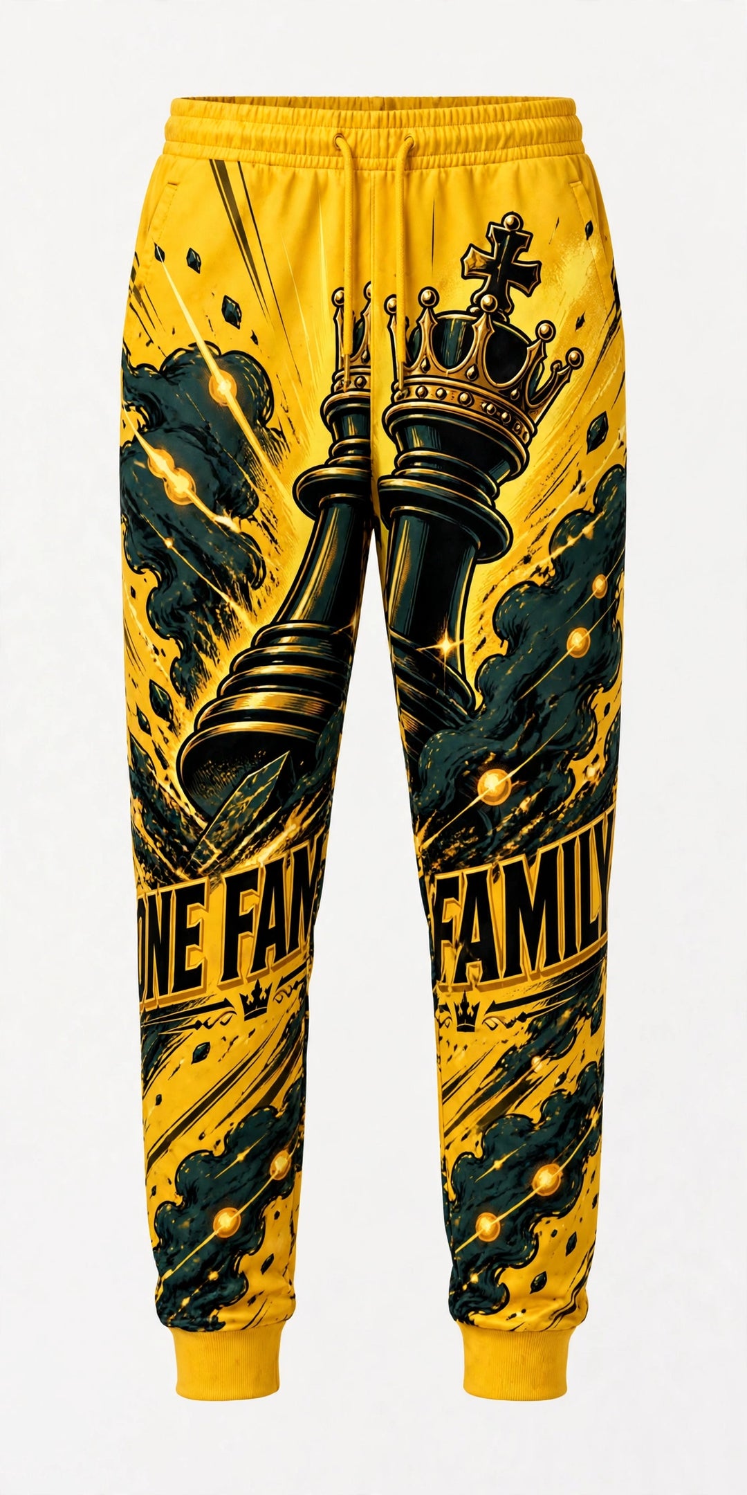 One Family Yellow Track Pants - mannequin