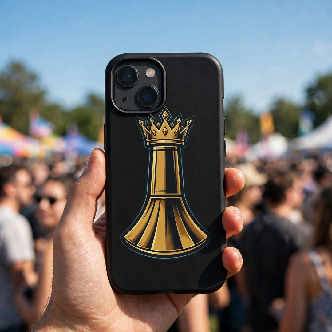 Pawn to King Phone Case — realistic lifestyle photo