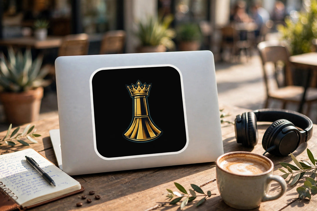 Pawn to King Sticker Pack — realistic lifestyle photo