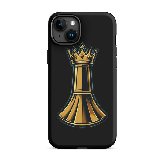 Pawn to King Phone Case — One Family — One Family merch, gold crowned king emblem, black and gold