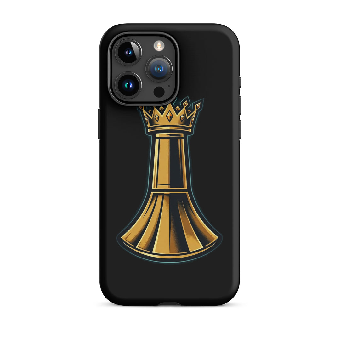 Pawn to King Phone Case — One Family — One Family merch, gold crowned king emblem, black and gold