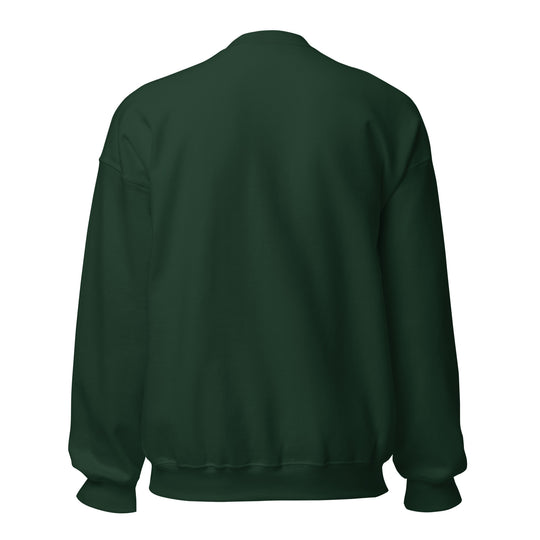 Pawn to King Duo Seal Crewneck — One Family (Deep Teal) — One Family merch, gold duo seal emblem, forest green and gold