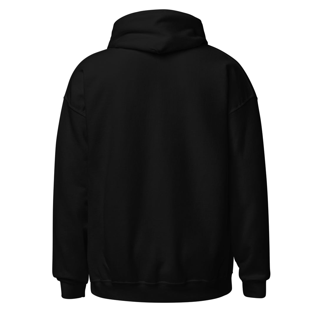 One Family Hoodie - All Day Every Day — One Family merch, crowned mic emblem, black and gold