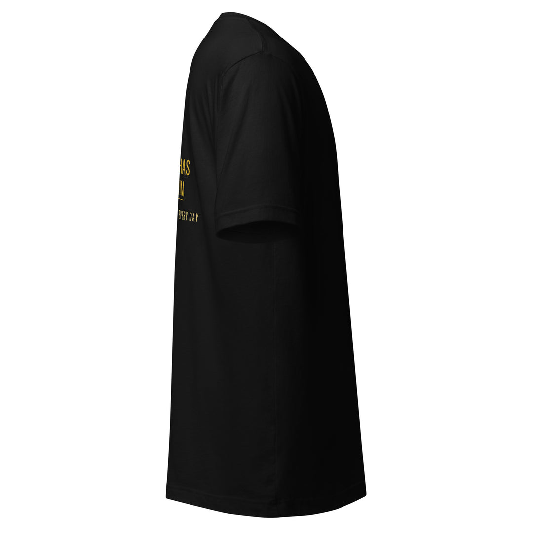 Pawn to King Tee — One Family — One Family merch, gold crowned king emblem, black and gold